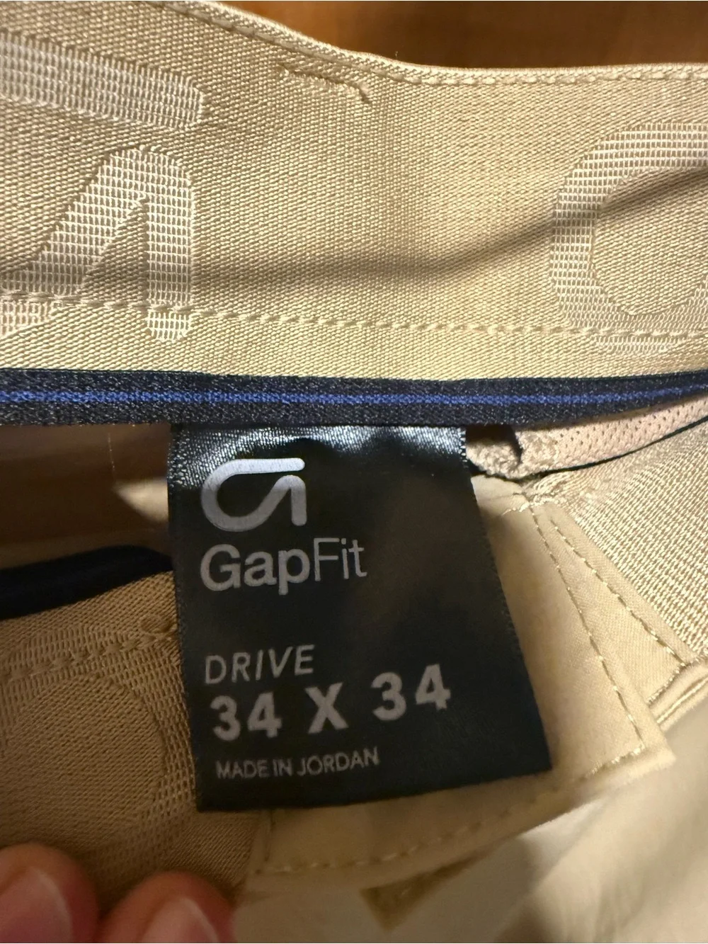 GAP Men's GapFit Drive Performance Khakis - Light Tan